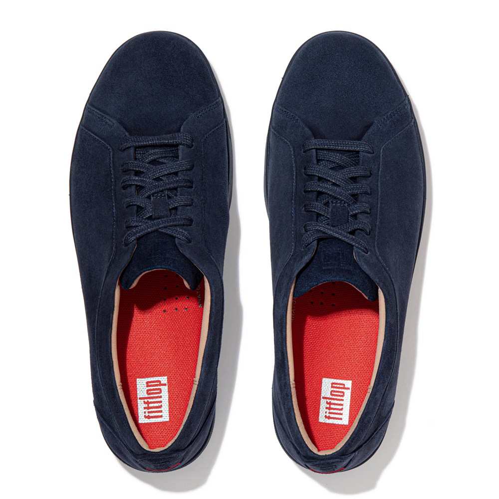 Fitflop Womens Sneakers Navy - Rally Suede - FC6315097